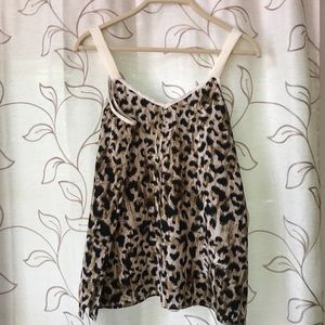 Cheetah Print Tank Top